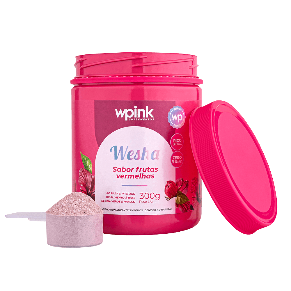 wesha chá verde e hibisco - 300g - wp